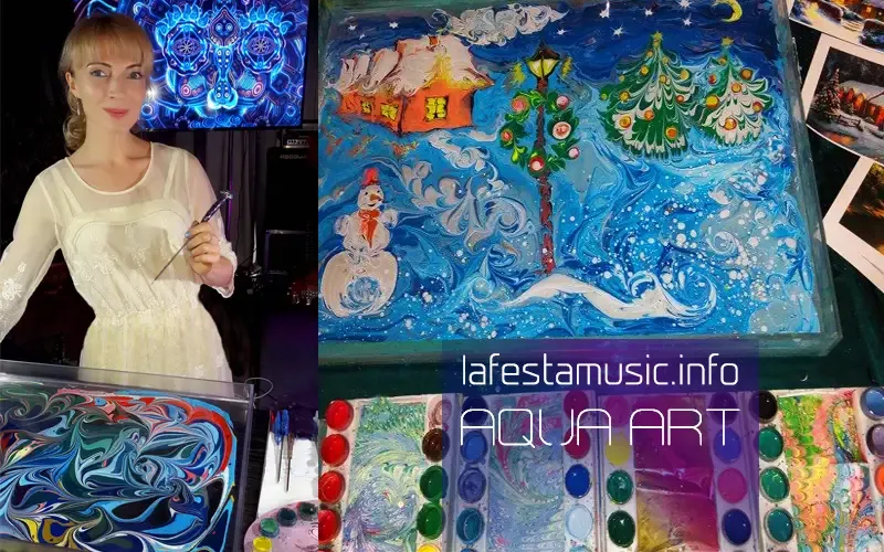 Reserva una exposición de arte acuático. Los mejores artistas de Ebru y pinturas al agua para eventos privados, bodas y fiestas.